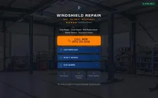 Kennedy’s Auto Glass website