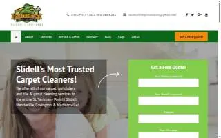 Southern Carpet Solutions website