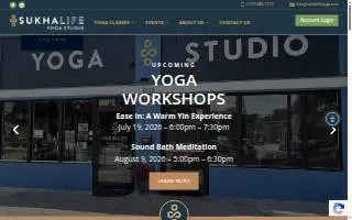 Sukha Yoga and Reiki website