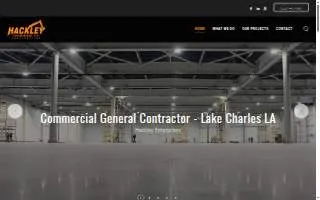Hackley Enterprises Construction website