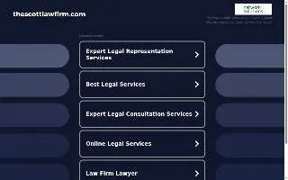The Scott Law Firm, LLC of Sulphur website
