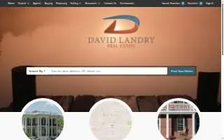 David Landry Real Estate website