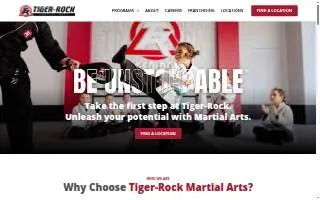 Tiger-Rock Martial Arts of The Westbank website