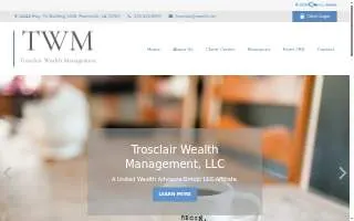 Trosclair Wealth Management, LLC of Terrytown website