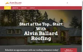 Alvin Ballard Roofing & Home Improvement website