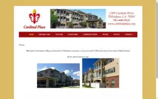 Cardinal Place of Thibodaux website