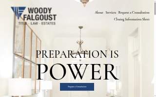 Woody Falgoust, Title, Law, Estates