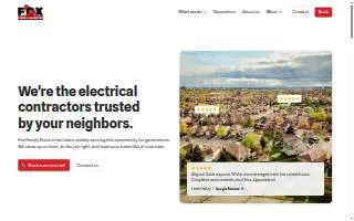 Fox Family Electric LLC website