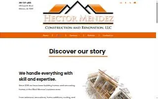 Hector Mendez Construction and Renovation, LLC website
