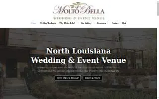 Molto Bella Weddings and Events website