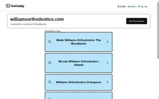 Williams Orthodontics of West Monroe website