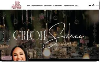 Creole Soiree, LLC of Youngsville website
