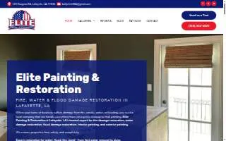 Elite Painting & Restoration ,LLC website