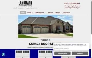 Landmark Overhead Door of Youngsville website