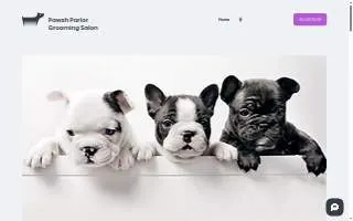 Pawsh Parlor Grooming Salon website