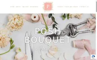 Posh Bouquet website