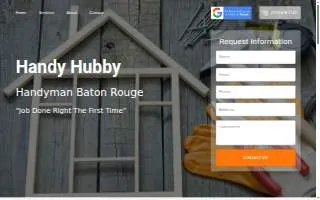 Handy Hubby of Zachary website