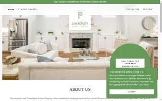 Paradigm Home Staging of Zachary website