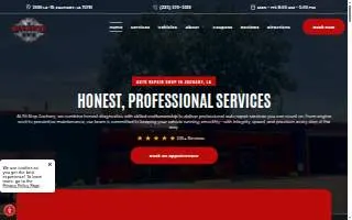 Pit Stop Zachary website