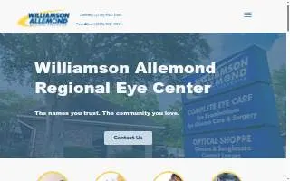 Williamson Allemond Regional Eye Center website