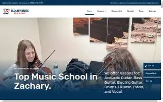 Zachary Music Academy website
