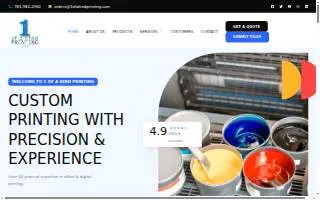 1 of a Kind Printing, LLC website
