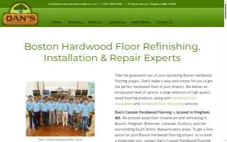 Dan's Custom Hardwood Floor website