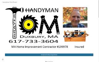 Handyman Tom Brayer of Abington