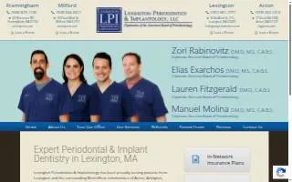 Lexington Periodontics & Implantology, LLC of Abington website