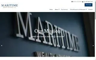 Maritime Wealth Advisors, LLC. of Abington website