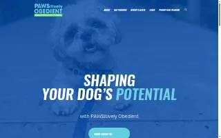 PAWSitively Obedient of Pembroke website