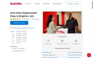 Safelite AutoGlass of Abington website