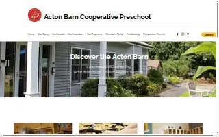 Acton Barn Cooperative Preschool website