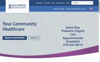 Acton Medical Associates Littleton website