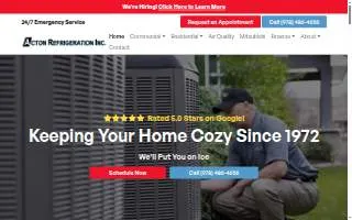 Acton Refrigeration Inc website