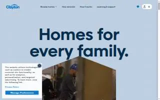 Clayton Home Inspection Services of Concord website