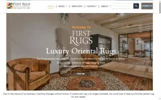 First Rugs website