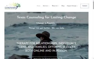 Luminary Counseling & psychiatric services website