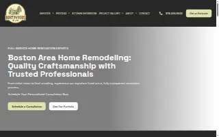 Northwoods Builders & Kitchens website