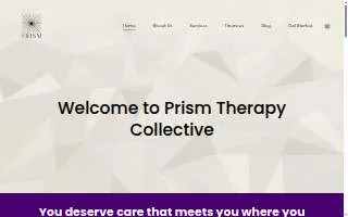 Prism Therapy Collective website