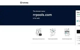 R&R Pool & Spa of Acton website