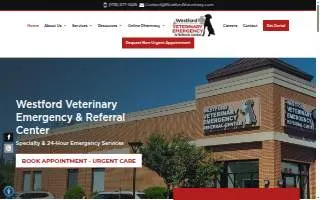 Westford Veterinary Emergency and Referral Center of Winthrop website