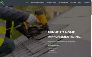 Bunnell Roofing website