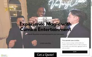 Cumba Entertainment / Wedding DJ and 360 Photo Booth Service of Agawam website
