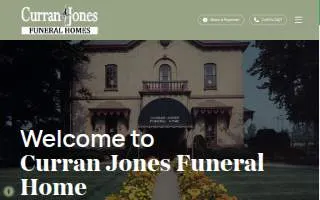 Curran-Jones Funeral Home - AGAWAM website