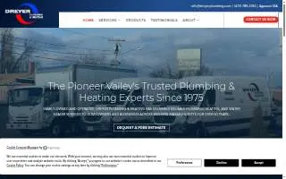 Dreyer Plumbing & Heating website