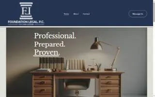 Foundation Legal, P.C. website
