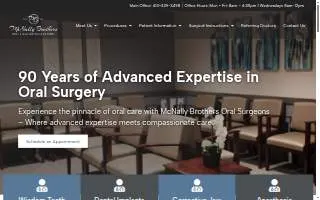 McNally Brothers Oral Surgery of Agawam website