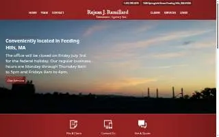 Rejean J Remillard Insurance website