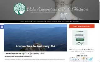 Blake Acupuncture, LLC of Amesbury website